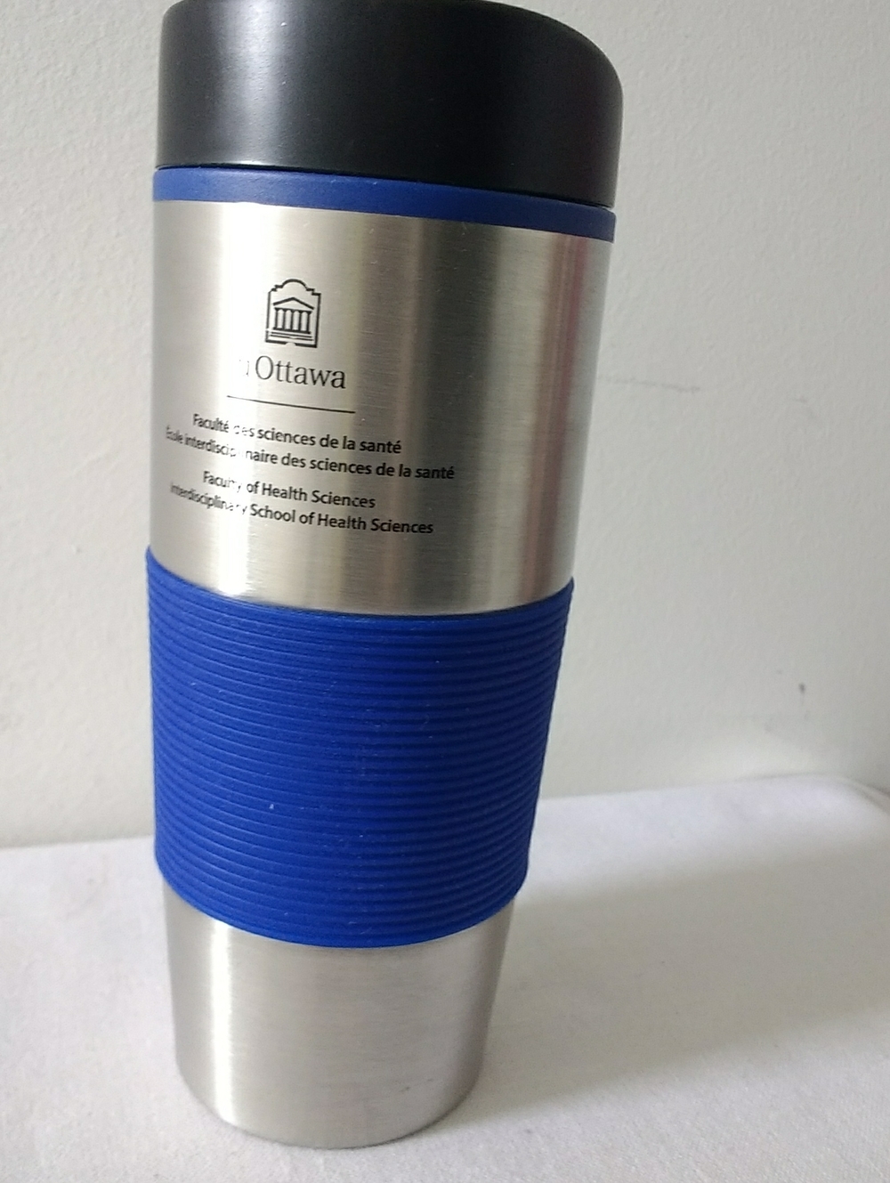 uOttawa Stainless Steel Travel Mug